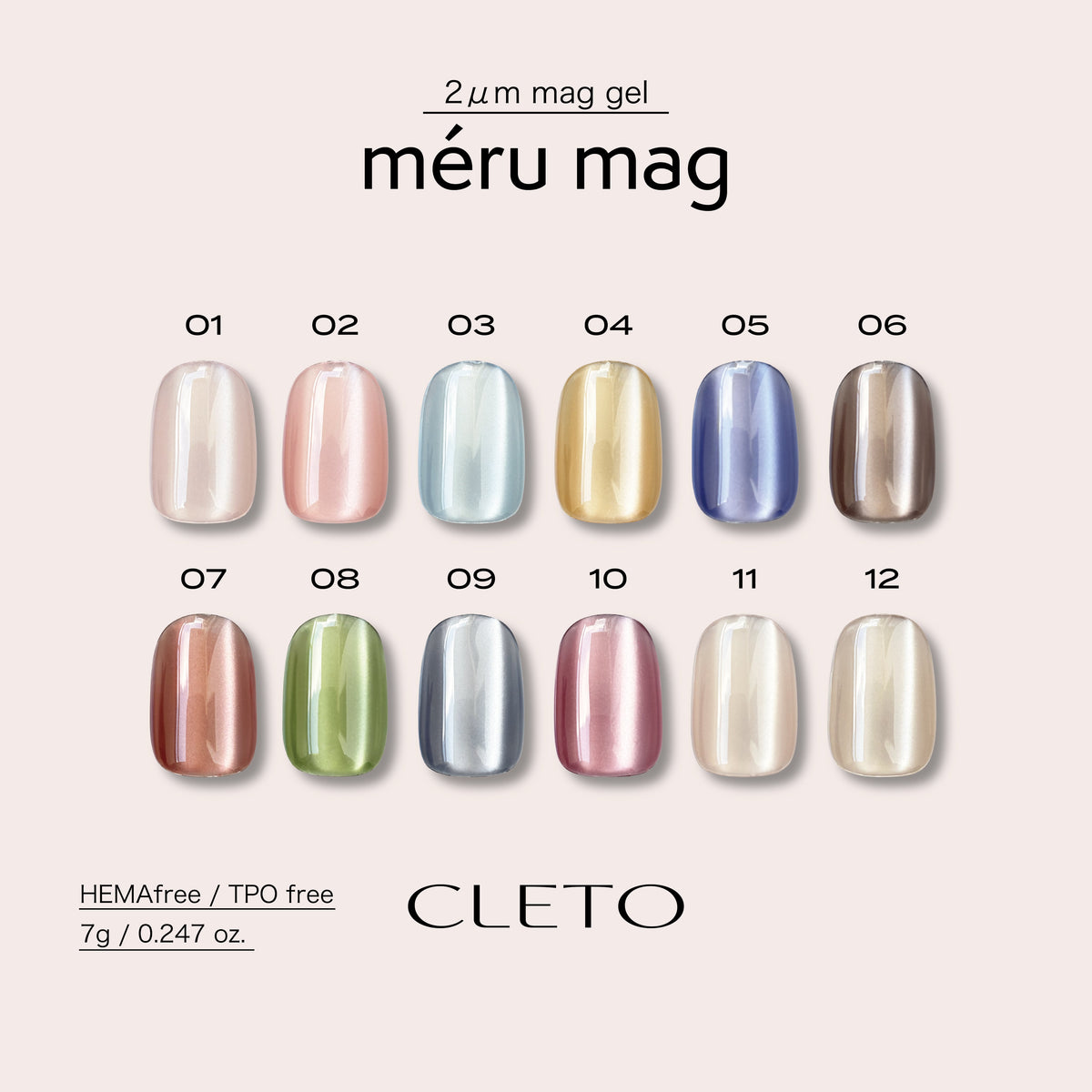 CLETO méru Mag Set #1 & #2 - Full 18pc set/Set #1 (01-12)/Set #2 (13-18)/Single Bottles