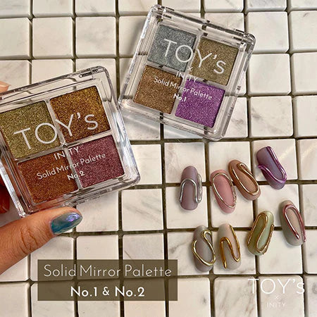 TOY's x INITY Solid Mirror (Chrome) Palette (4 colours) - 3 types