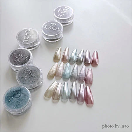 TOY's x INITY White Metallic Powder Collection - 6 Colour Set/Single Colours