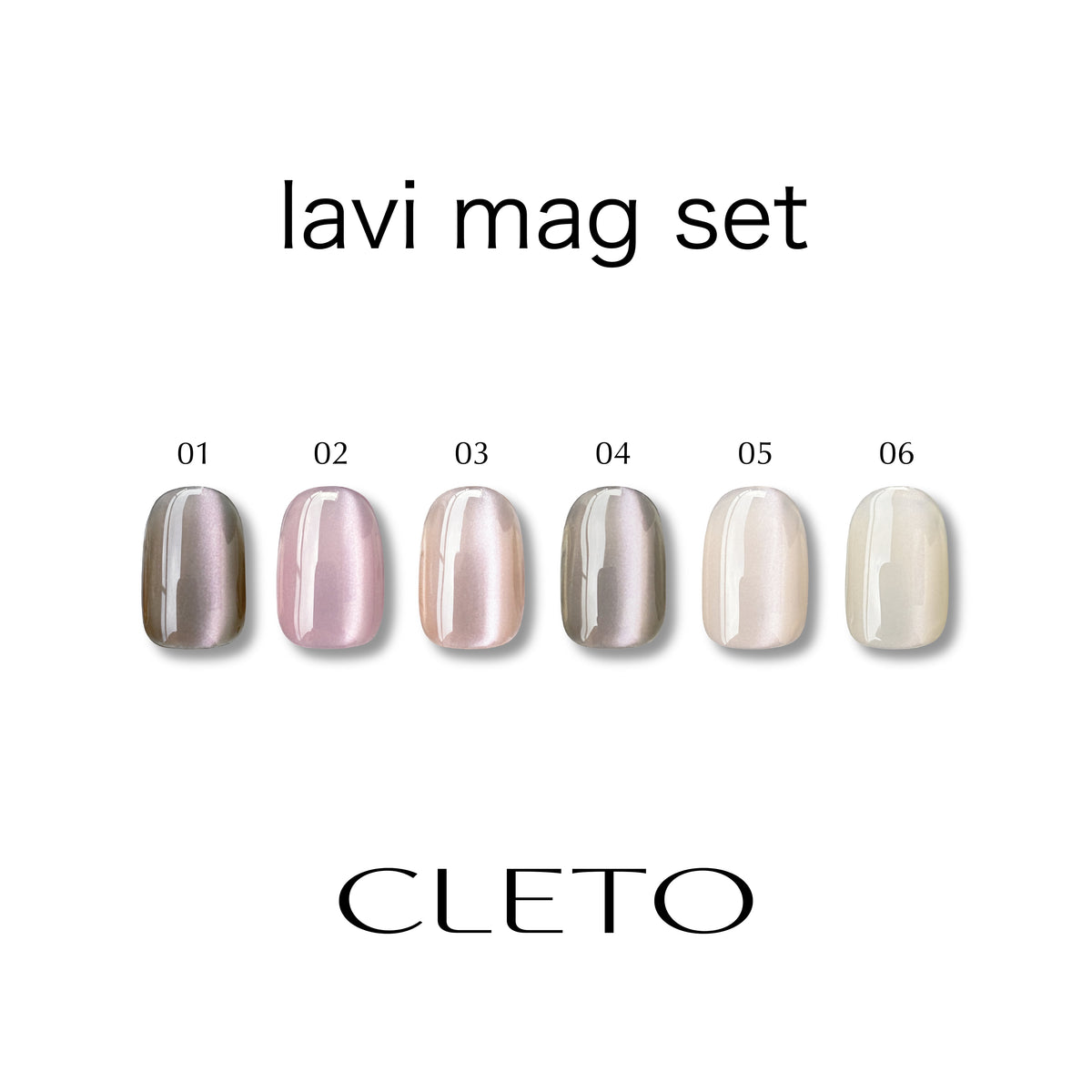 CLETO Lavi Mag Set - Full 6pc set/Single bottles (01-06)
