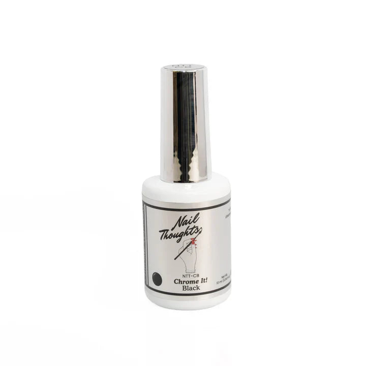 NAIL THOUGHTS NTT-CB CHROME IT! | Black non-wipe gel