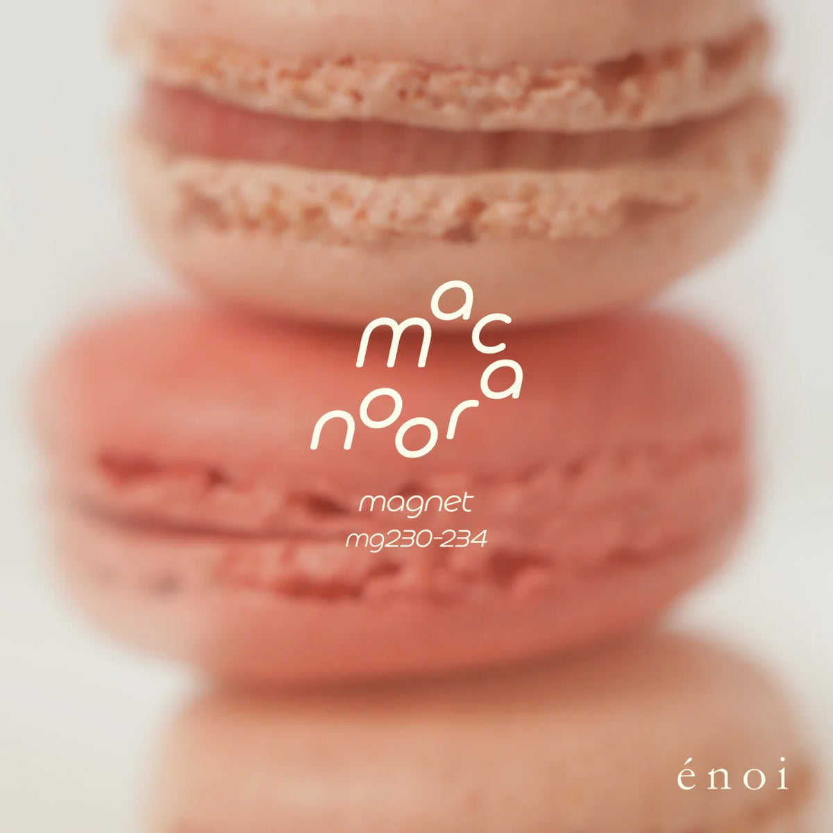 énoi Macaroon Magnetic Gel Series - full 5pc set/single pots (mg230-234)