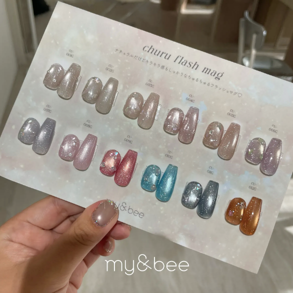my&bee churu flash mag - 12 magnetic colours