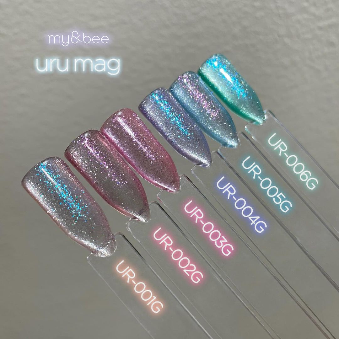 my&bee uru mag 6色set my&bee Uru mag - 6 magnetic colours