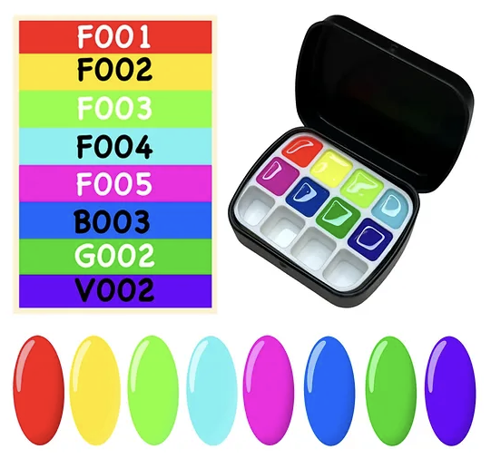 MPA Advanced Painting Colour Gel Palette - Set C