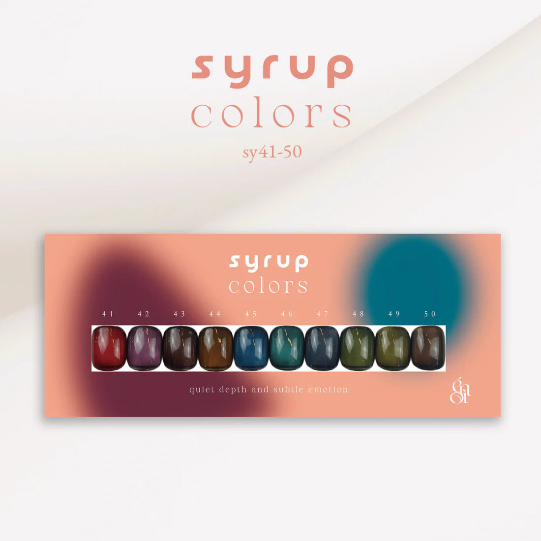 énoi Autumn/Winter Syrup Series 2 - full 10pc set/individual pots (syr