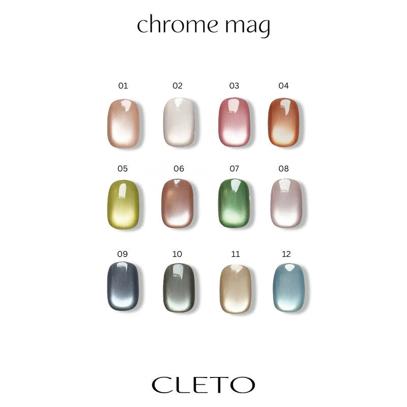 CLETO Chrome Mag Set #1- Full 12pc set/Single bottles (01-12)