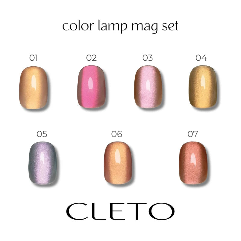 CLETO Colour Lamp Mag Set - Full 7pc set/Single bottles (01-07)