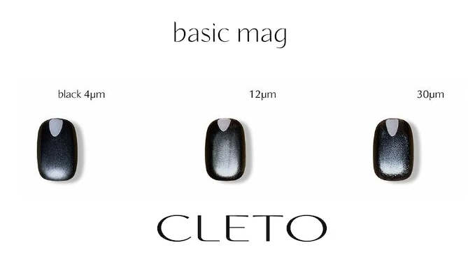 CLETO Basic Mag Black - Full 3pc set/Single bottles (3 particle size options)