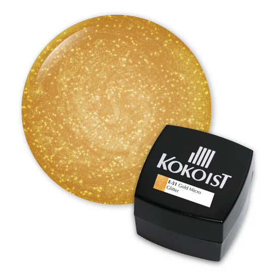 KOKOIST E-51 Gold Micro Glitter
