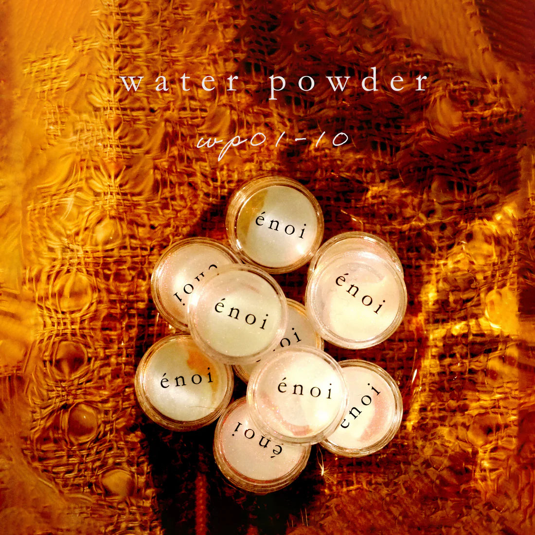 énoi Water Powder - 10 Colour Types | Uruuru Powder for Nail Art