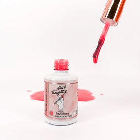 NAIL THOUGHTS NTB-07 STRAWBERRY LEMONADE BASE | Tinted builder base gel