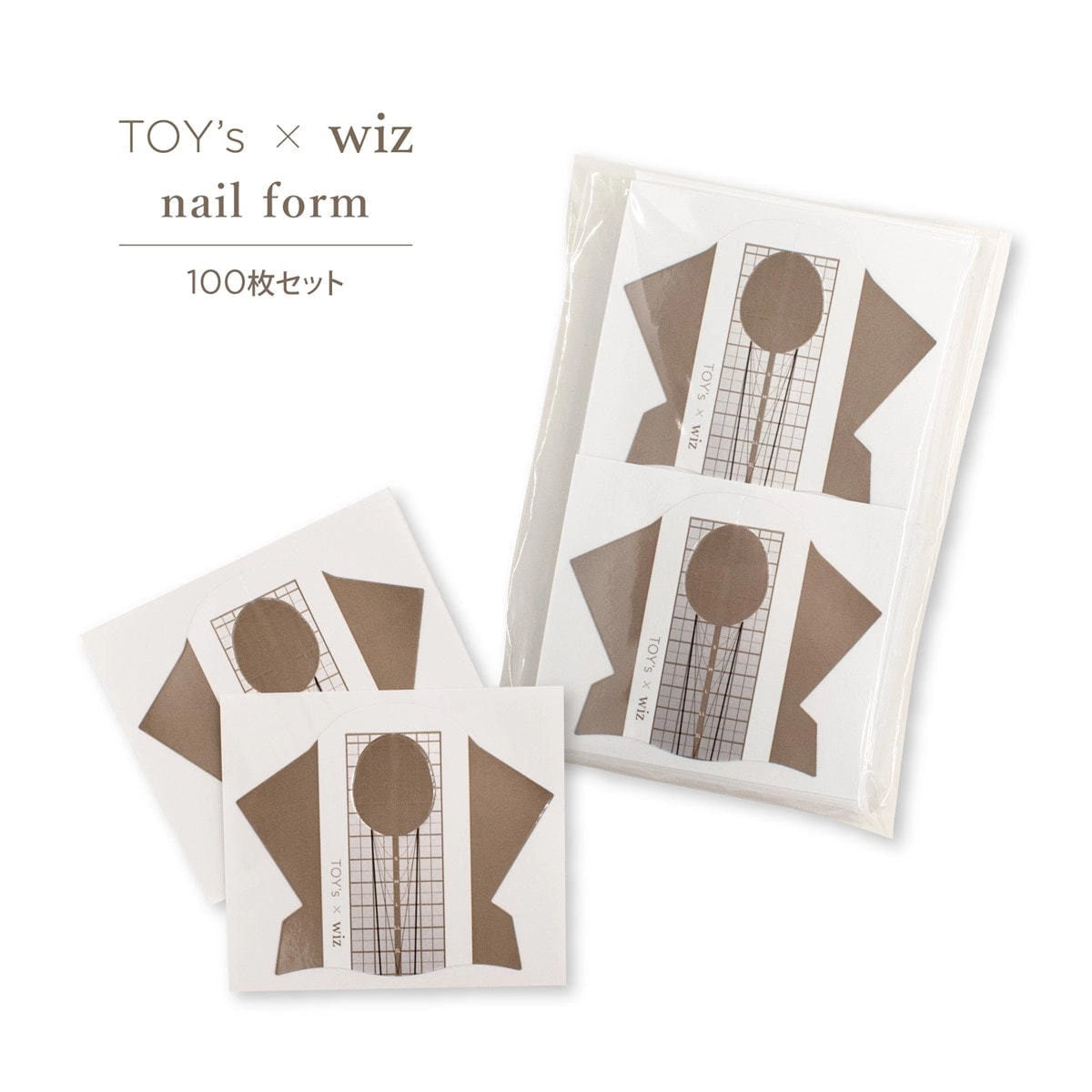 TOY's × wiz Nail Extension Form - 25/100 sheets