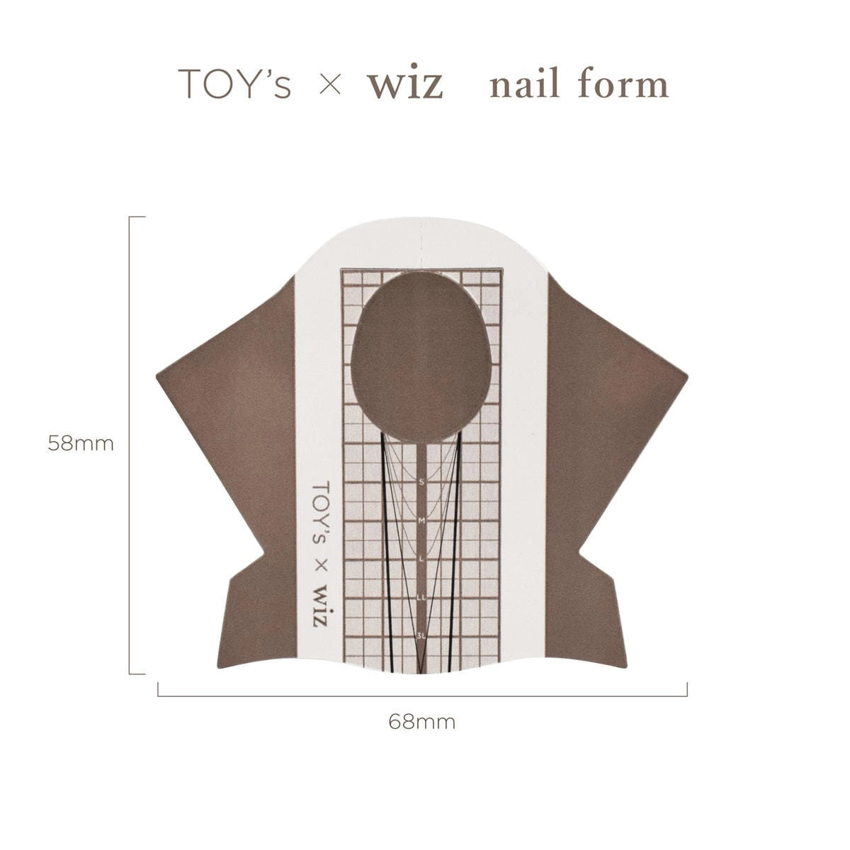TOY's × wiz Nail Extension Form - 25/100 sheets