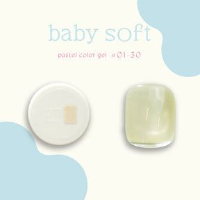 énoi 'baby soft' Pastel Colour Syrup Gel Series - full 30pc set/individual pots (#01-#30)