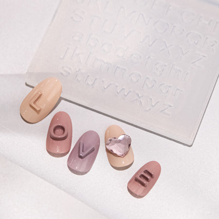 SHAREYDVA Alphabet Silicone Nail Art Mould - product photo