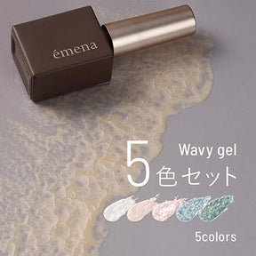EMENA Wavy gel season one - 5 colours  (used for creating ripple patterns)