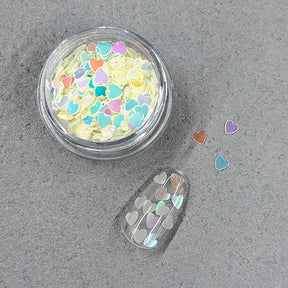 SHAREYDVA Luminous Hologram - Glow-in-the-Dark Stars & Hearts - Heart - detail 5