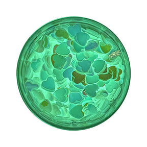 SHAREYDVA Luminous Hologram - Glow-in-the-Dark Stars & Hearts - Heart - detail 7
