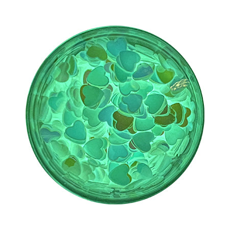 SHAREYDVA Luminous Hologram - Glow-in-the-Dark Stars & Hearts - Heart - detail 7