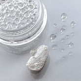 SHAREYDVA Clear Beads - Mixed 2mm, 3mm & 4mm - product photo