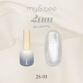 my&bee 2μm Silver flash mag - 12 flash magnetic colours
