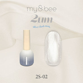 my&bee 2μm Silver flash mag - 12 flash magnetic colours