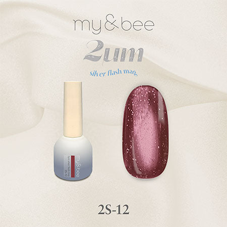 my&bee 2μm Silver flash mag - 12 flash magnetic colours