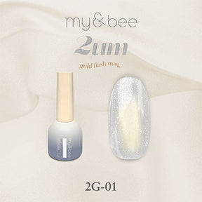 my&bee 2μm Gold flash mag - 12 flash magnetic colours