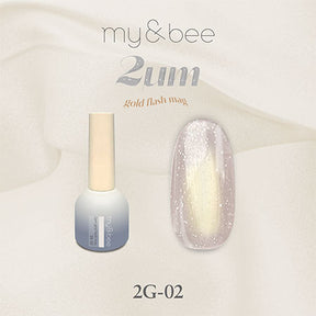 my&bee 2μm Gold flash mag - 12 flash magnetic colours