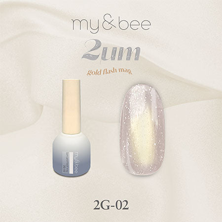 my&bee 2μm Gold flash mag - 12 flash magnetic colours