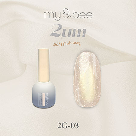 my&bee 2μm Gold flash mag - 12 flash magnetic colours