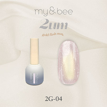my&bee 2μm Gold flash mag - 12 flash magnetic colours
