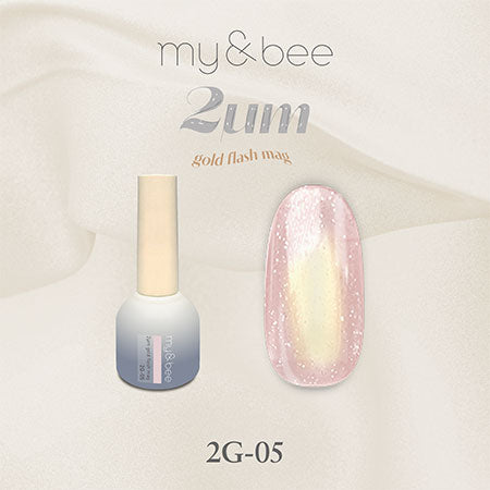 my&bee 2μm Gold flash mag - 12 flash magnetic colours