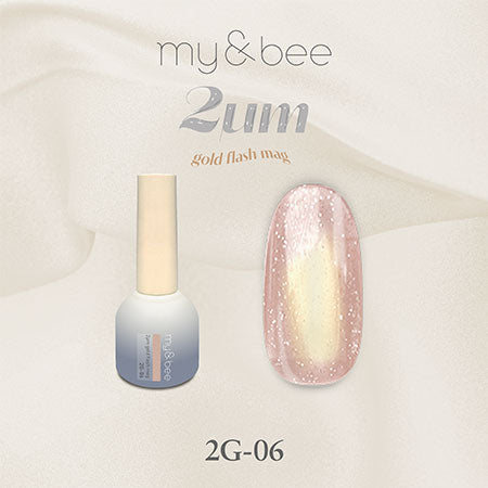 my&bee 2μm Gold flash mag - 12 flash magnetic colours