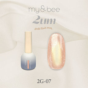 my&bee 2μm Gold flash mag - 12 flash magnetic colours