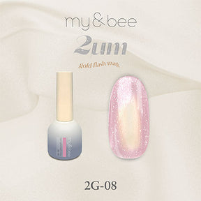 my&bee 2μm Gold flash mag - 12 flash magnetic colours