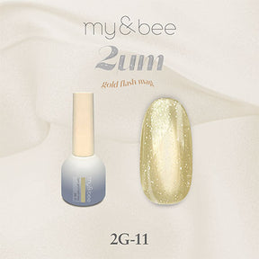 my&bee 2μm Gold flash mag - 12 flash magnetic colours