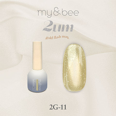 my&bee 2μm Gold flash mag - 12 flash magnetic colours