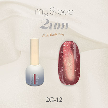 my&bee 2μm Gold flash mag - 12 flash magnetic colours
