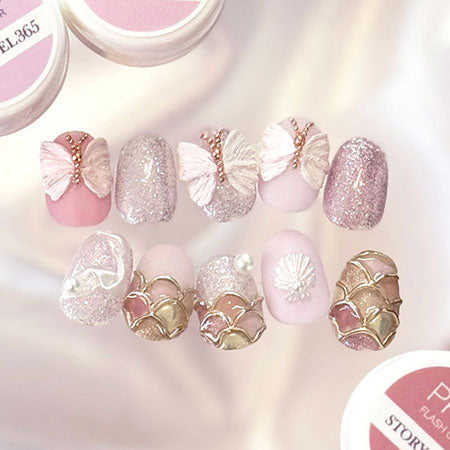 STORYJEL365 Pink Collection - Full 20-Colour Set 2g Each - product view 4