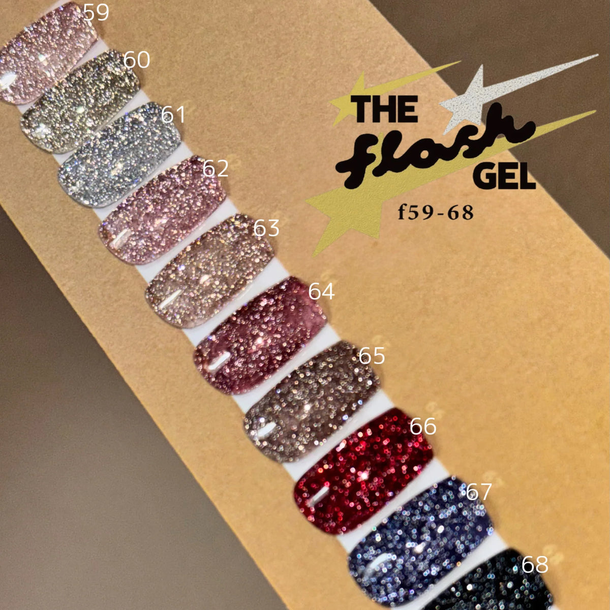 énoi The Flash Gel Set - full 10pc set/single pots (f59-68)