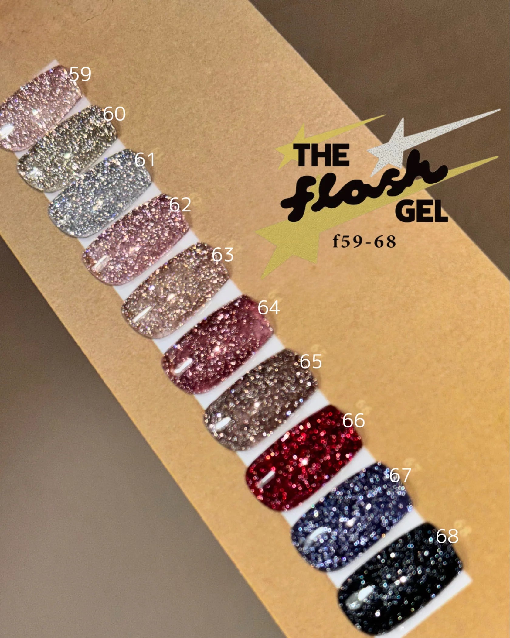 (PRE-ORDER) énoi The Flash Gel Set - full 10pc set/single pots (f59-68)
