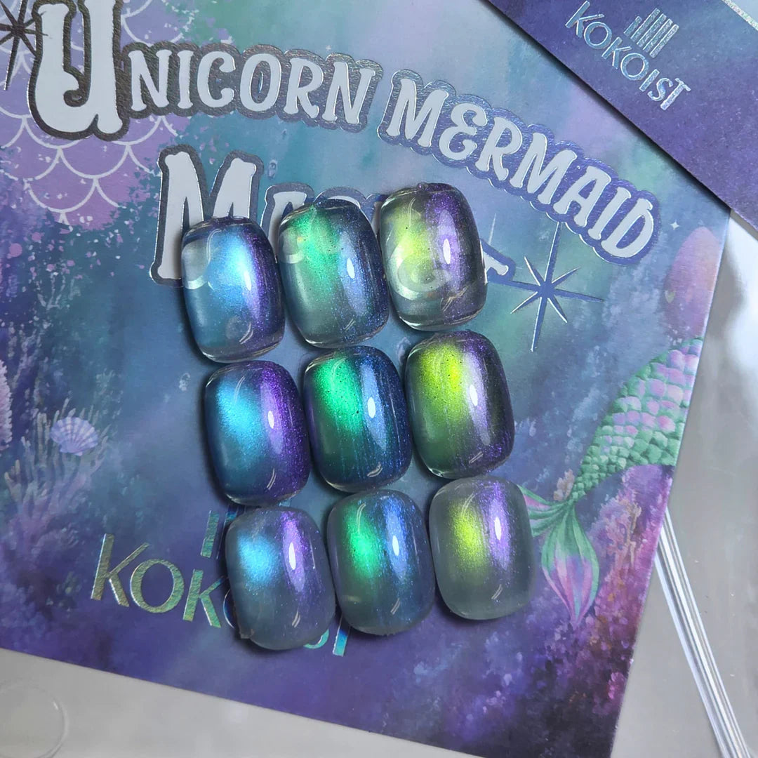 KOKOIST Unicorn mermaid magnet gels (UMM01~UMM03)