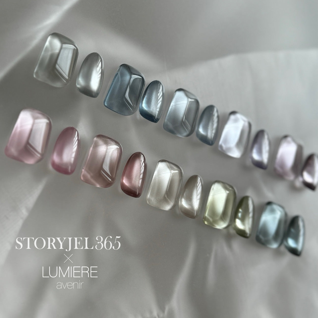 STORYJEL365 × LUMIERE Satin Magnet Gel GG36 - Zircon 4g - product view 2