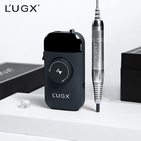 LUGX Brushless E-File/Nail Drill with handpiece stand & premium LUGX drill bit