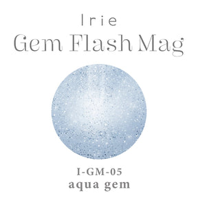Irie Gem Flash Mag Magnetic Gel Collection - Full 5pc Set / Individual Colours (12ml) - GM-05 - Aqua Gem