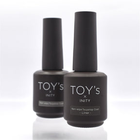 TOY's x INITY Non-Wipe Top Gels - Tsuya Glossy Top/Matte Top (regular & liner brush options available)