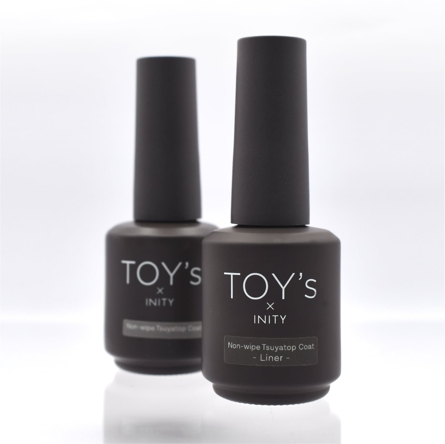 TOY's x INITY Non-Wipe Top Gels - Tsuya Glossy Top/Matte Top (regular & liner brush options available)