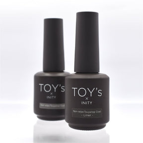 TOY's x INITY Non-Wipe Top Gels - Tsuya Glossy Top/Matte Top (regular & liner brush options available)